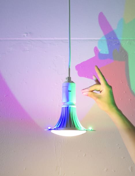 CMYK lightbulb shadows