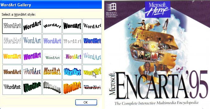 Encarta and Wordart