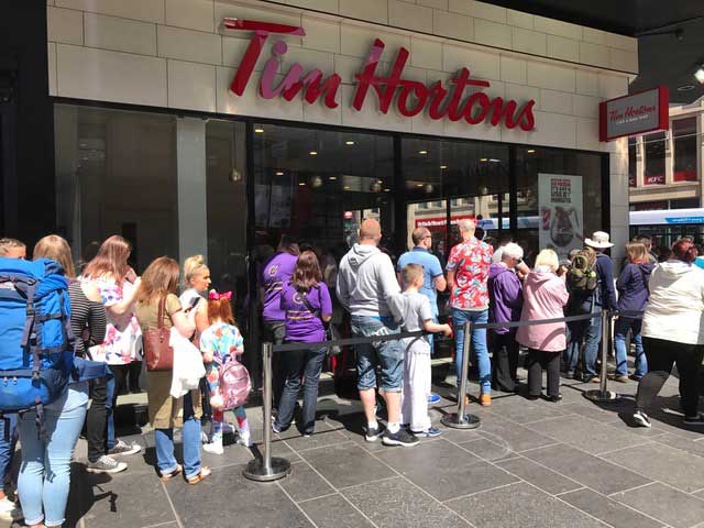 Tim Hortons queue