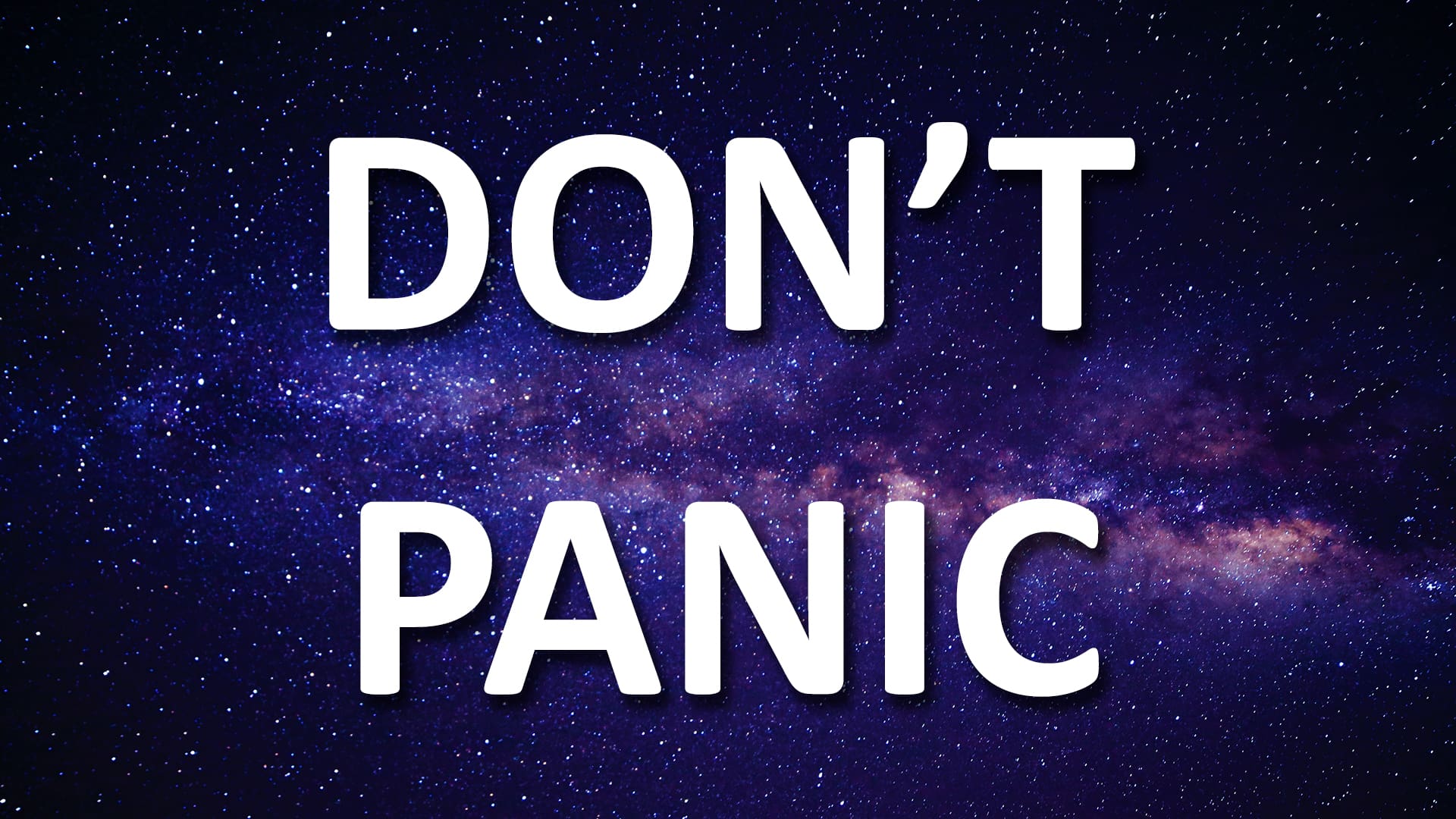 Just cool don't panic darling lyrics