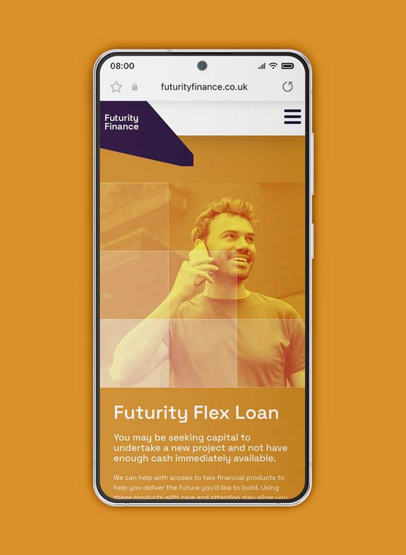 Futurity Finance Mobile Futurity Flex Loan Page