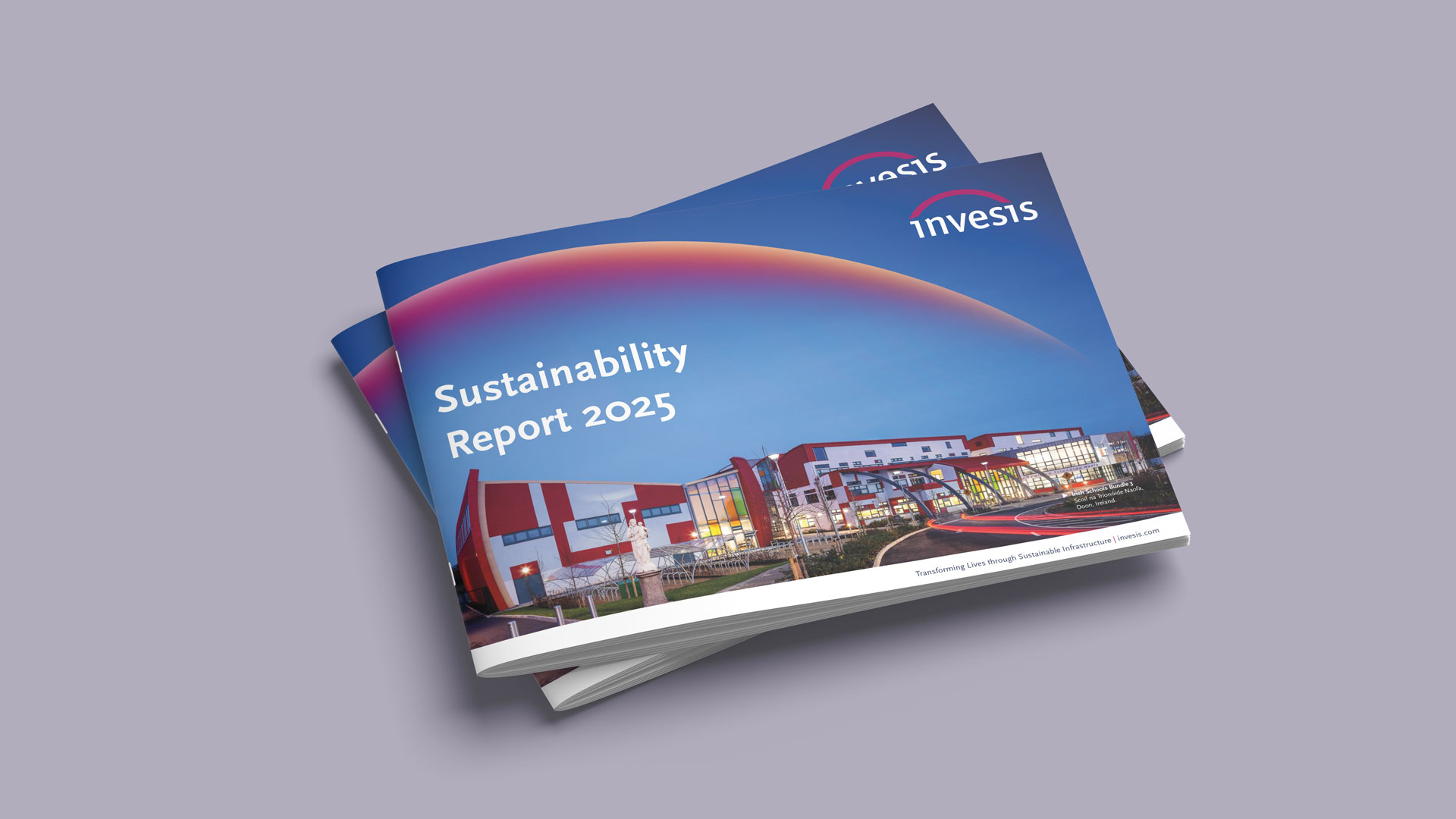 Branding, Corporate literature, cover, sustainability report. brochure, design, invesis